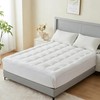 bedsmile Mattress Pad Queen Size Topper, Breathable Pillow Top with