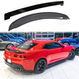 Mactoom Rear Trunk Spoiler Wing Compatible with Chevy Camaro 2014-2015 Rear Spoiler ZL1/Z28 Style W/Wickerbill Rear Tail Trunk Wing Spoiler (Carbon Fiber Style)