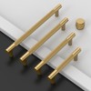 Asidrama 10 Pack 3 Inch(76mm) Champagne Bronze Cabinet Pulls Knurled