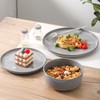 Tikooere Ceramic Dinner Plates Set of 4,Stoneware 8 Inch,Microwave,Dishwasher and