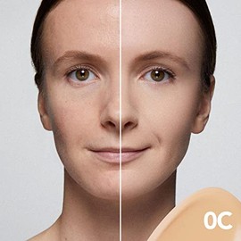 Dermablend Smooth Liquid Camo Medium to High Coverage Foundation Makeup with SPF 25, 0c Linen, 1 fl. oz.