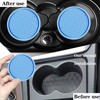Sodcay 4 PCS Car Cup Holder Coaster, 2.75In PVC Anti