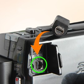 Koffmon Replacement VMC-15FS / VMC-30FS USB Cable Compatible with Sony Handycam Camcorder – Fit for DCR-HC24E, DCR-HC26E, DCR-SR80, SR80E, SR85, SR85E and More – 10-Pin USB Cord, 4.9FT