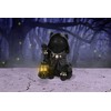 Nemesis Now Reapers Feline Cat Lantern Figurine, Black, 18.5cm