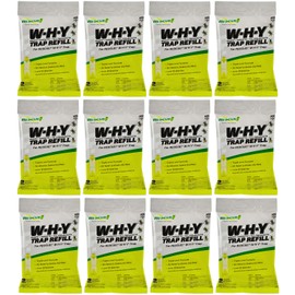 RESCUE! Non-Toxic Wasp, Hornet, Yellowjacket Trap (WHY Trap) Attractant Refill - 2 Week Refill - 12 Pack