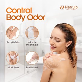 Natrulo Jabón De Caqui Para El Control Del Olor Corporal – Gel De Ducha Purificante Y Desodorizante Con Caqui Japonés Y Extracto De Té Verde Para Elim