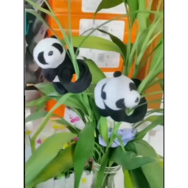 Unbranded 1pc  Panda Bracelet Plush Doll/Including free Panda Key Chain & 3 Clay Beads