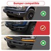 Linskip for Capable Steel Bumper Tow Hook Covers Fit for