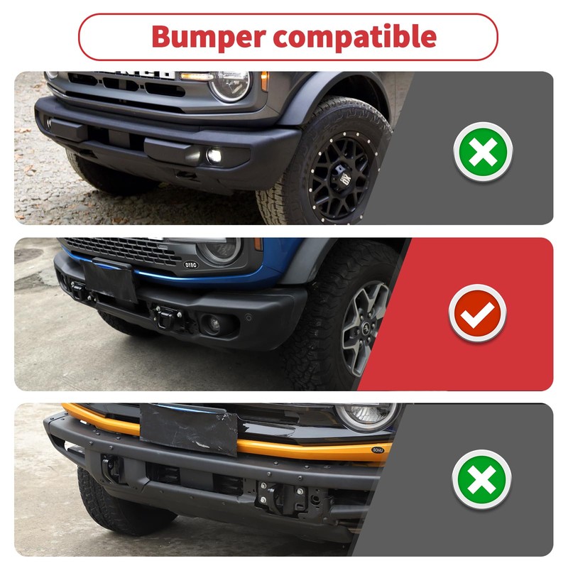 Linskip for Capable Steel Bumper Tow Hook Covers Fit for