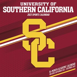 Usc Trojans 2023 12x12 Team Wall Calendar