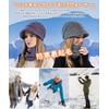 Sivan Women's Knit Hat, Classic Brim, Extra Thick Cloud Pile