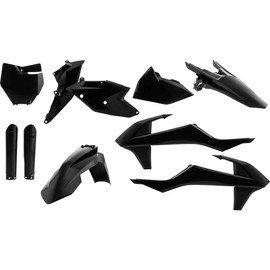 Acerbis Full Plastic Kit (BLACK) For 15-18 KTM 250SXF