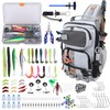 Fishing Backpack with Tackle Boxes,Waterproof Fishing Shoulder Bag for Fishing