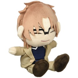 SAN-EI Detective Conan Fluffy Friends Toro Okiya (S) Plush Toy, W 3.1 x D 2.8 x H 6.3 inches (8 x 7 x 16 cm)