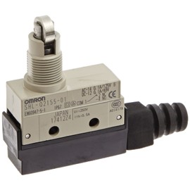 Omron SHL-Q2155-01 Subminiature Enclosed Switch, High Sealing, Micro Voltage, Panel Mount Cross Roller Plunger Actuator