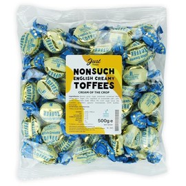 Just Treats Nonsuch English Creamy Toffees (500g Share Bag)