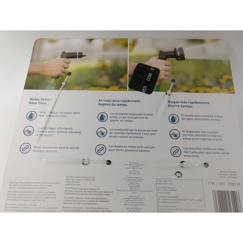 Orbit Hose High Water Flow Nozzles Two Pack (2PK)