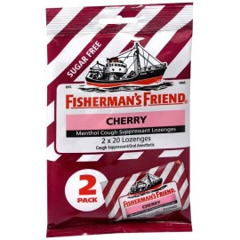 Fisherman's Friend FISHERMAN S FRIEND BAG LOZ SUGAR/FREE CHERRY 40CT