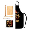 BBQ Gifts for Men, Funny Chef Apron for Men, Grill
