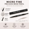 Waterproof Micro Fine Eyebrow Pencil – Vegan Ultra Slim Brow