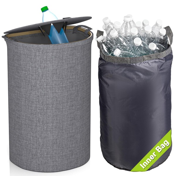 Toffos Recycling Bin for Kitchen Indoor Home, Large 27 Gallon