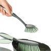 com-four® 3-Piece Cleaning Set - Hand Brush, Dustpan, Hand Brush