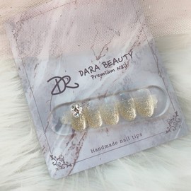 Next day delivery⭐Gold pearl gradient nail⭐ / 다음날발송⭐골드펄 그라데이션네일⭐