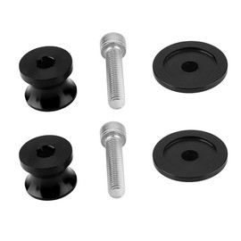 For Paddock Stand Bobbins For Triumph - Motorcycle Swing Arm Sliders Spools 2Pcs 8Mm Motorcycle Cnc Rear Stand Swing Arm Spool Sliders Stand Swingarm Bobbins Swing Arm Spools & Sliders(Black)