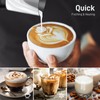 Dallfoll Milk Frother, 4-in-1 Milk Frother and Steamer Electric, Visualized