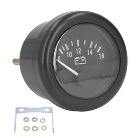 Universal Generator Voltage Meter Pointer Type 12V Generator Voltage Gauge Voltmeter for Bus Truck Tractor