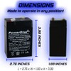 PowerStar® 6V 4AH for (SBS640) Maintenance-free Battery - 2 Year