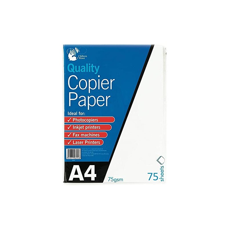 A4 Copier Paper 75 Sheets 75Gsm Photocopy, Laser & Inkjet
