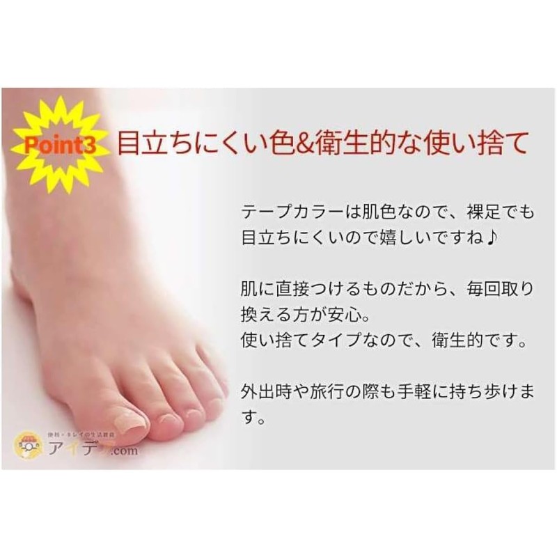 コジット 巻爪ケア シール ナチュラル 80枚 PROサポート