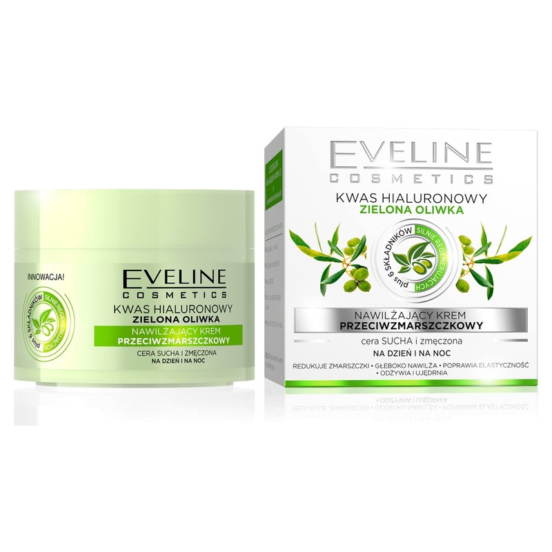 Eveline Cosmetics Olive Face Cream Day Night 50 ml Black
