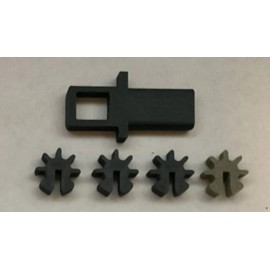Extinct 3d Part Fabrication 2005-2007 Ford Super Duty F250, F350 Dash Vent Repair Kit, with Key