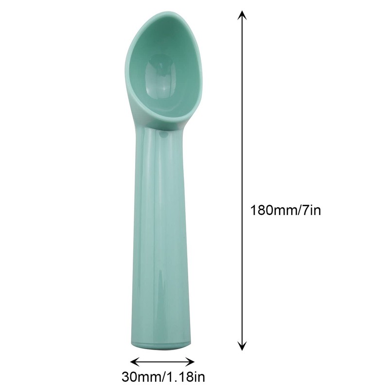 JCBIZ 4pcs Plastic Ice Cream Scoop Fruit Spoons Melon Baller