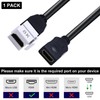 Poyiccot 8K HDMI Keystone Jack Pigtail Cable, 48Gbps HDMI 2.1