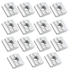 15pcs T-slot nut T-nut M6 thread 30 series is widely used for building aluminum frames, 3D printers, CNC routers, CNC cutters, robotic projects, etc