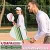GLAROLLIRACE Pickleball Paddle Set of 4 Pickle Ball Rackets,USAPA Approved