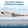 BDEUS 4 Inch Dual Layer Memory Foam Mattress Topper Full
