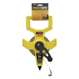 Nylon Clad Steel Open Reel ProTapes – English 3X Faster Rewind. 1/2" x 100'/30m; 8ths and cm (1 Pack)