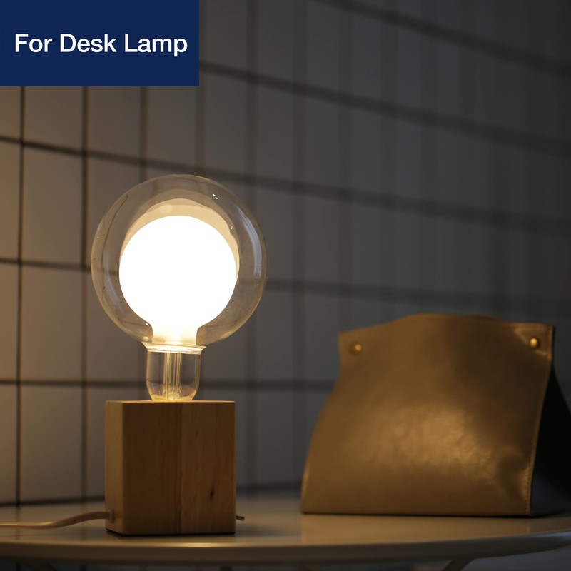 FLSNT G125 Decorative Dimmable Globe LED Edison Bulbs, 2700K Soft