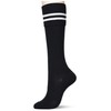 Zett ZFS2000 Soccer Socks (2 Lines) White x Black