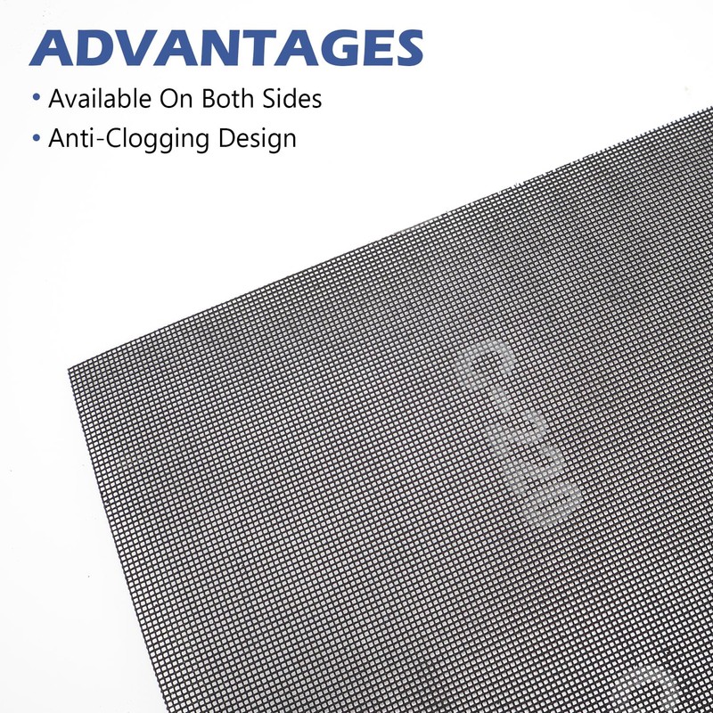 HUAALIUCHE 12"x18" 220 Grit Sanding Screen Sheets (10-Pack) – Professional