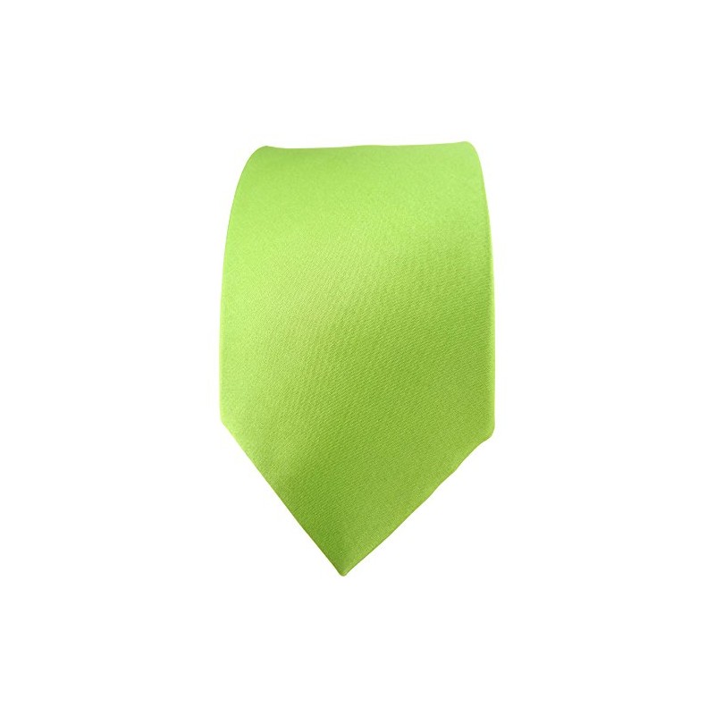 TigerTie Satin Silk Tie in Various Colours Plain - 100%