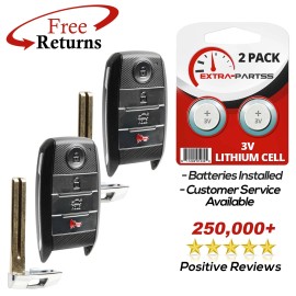 Extra-Partss 2 For 2014 2015 Kia Optima Keyless Entry Smart Remote Car Key Fob 4 Button