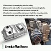 Muffler Compatible with ECHO EB810 EB910 PB-8010 PB-9010 Backpack Leaf