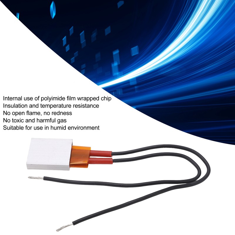5Pcs PTC Heating Element Aluminum Shell Continuous Heat Output Automatic