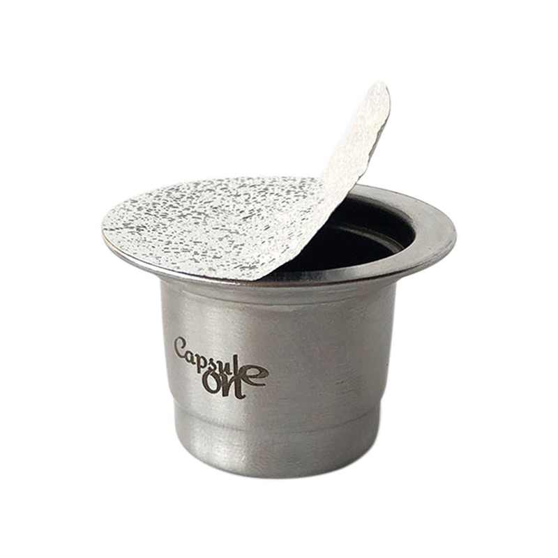 Two Usages Stainless Steel Fillable Coffee Capsules Reusable Coffee Capsule