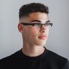 LONDON MOLE® Courier Fashion Glasses | Zero's with Clear Lenses